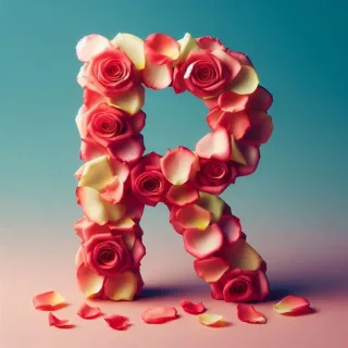 Roses — letter R