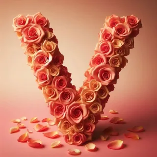 Roses — letter V