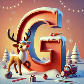 Rudolph — letter G (variant 2)