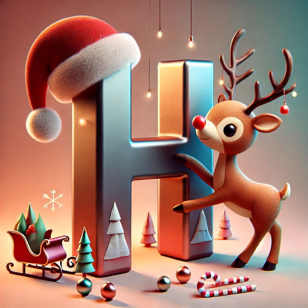 Rudolph — letter H (variant 2)