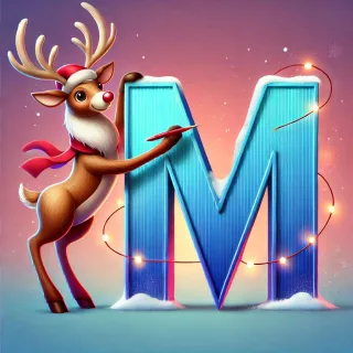 Rudolph — letter M