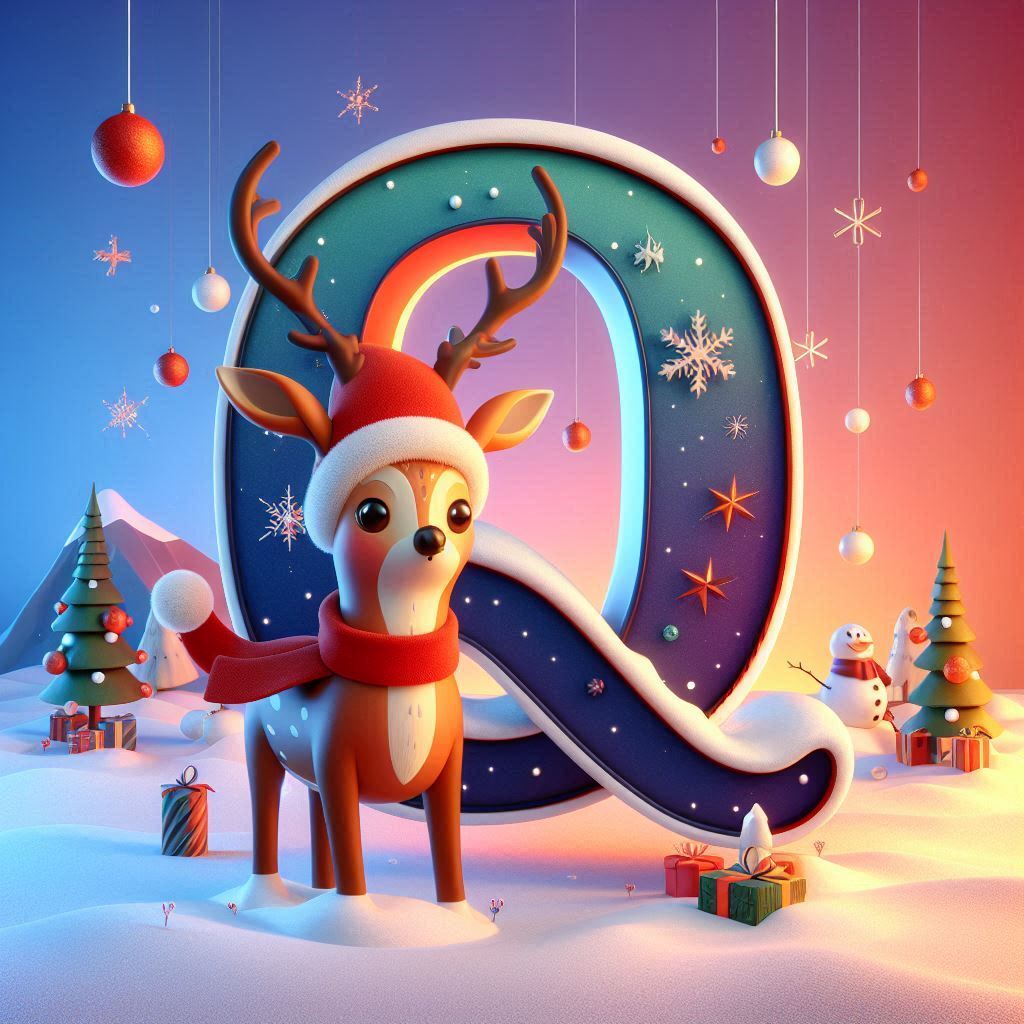 Rudolph — letter Q (variant 2)