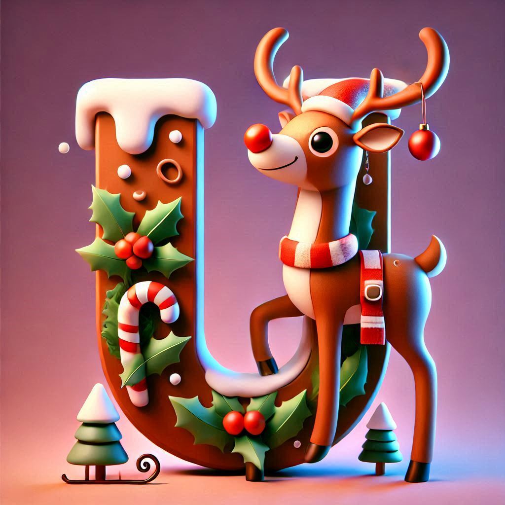 Rudolph — letter U (variant 2)