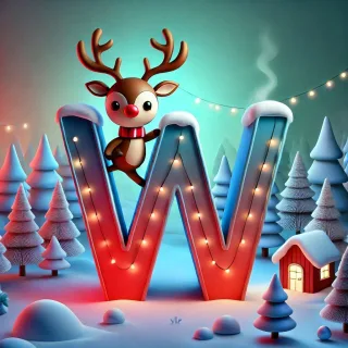 Rudolph — letter W