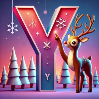 Rudolph — letter Y (variant 2)