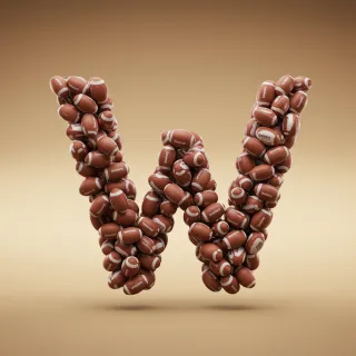 Rugby balls — letter W