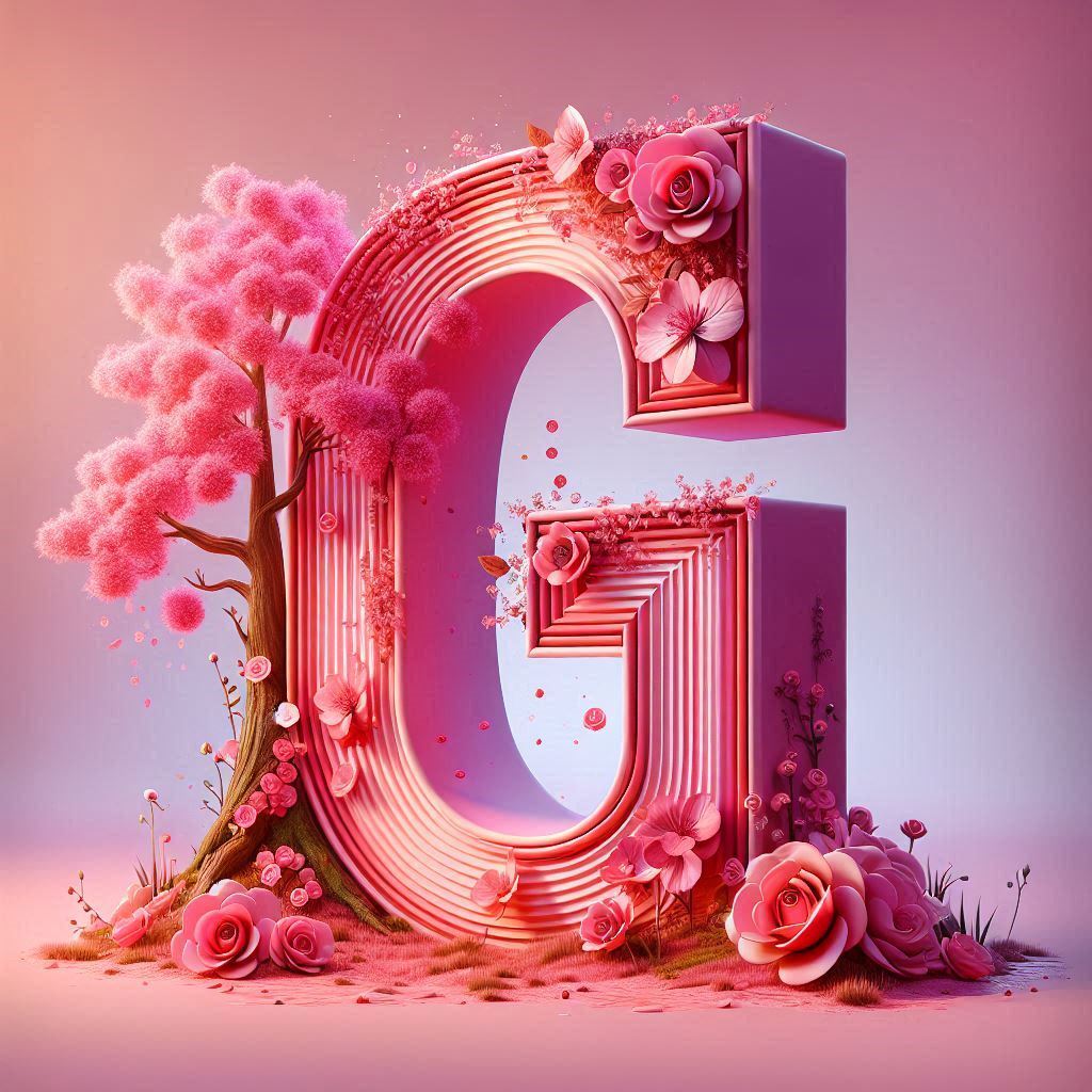Sakura tree 2 — letter G (variant 2)