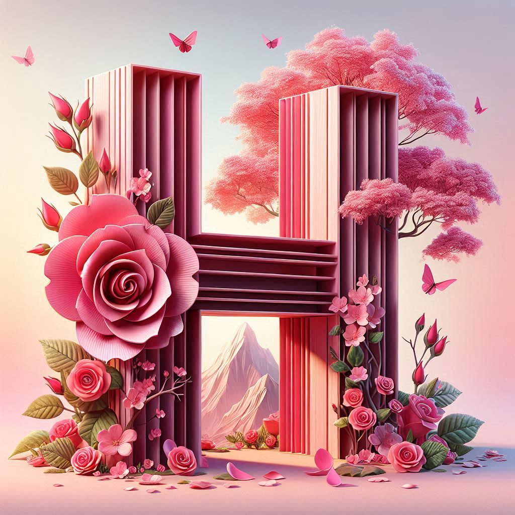 Sakura tree 2 — letter H