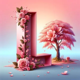 Sakura tree 2 — letter L