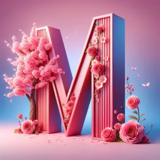 Sakura tree 2 — letter M