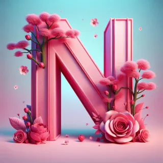 Sakura tree 2 — letter N