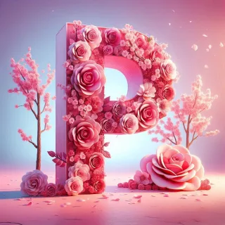 Sakura tree 2 — letter P