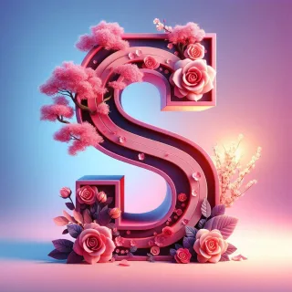 Sakura tree 2 — letter S