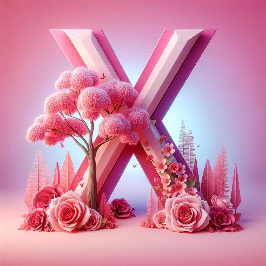 Sakura tree 2 — letter X