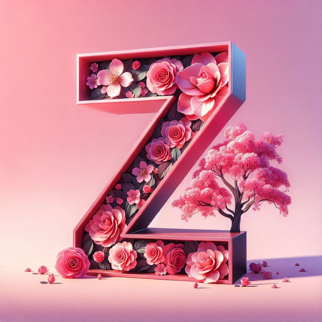 Sakura tree 2 — letter Z (variant 2)