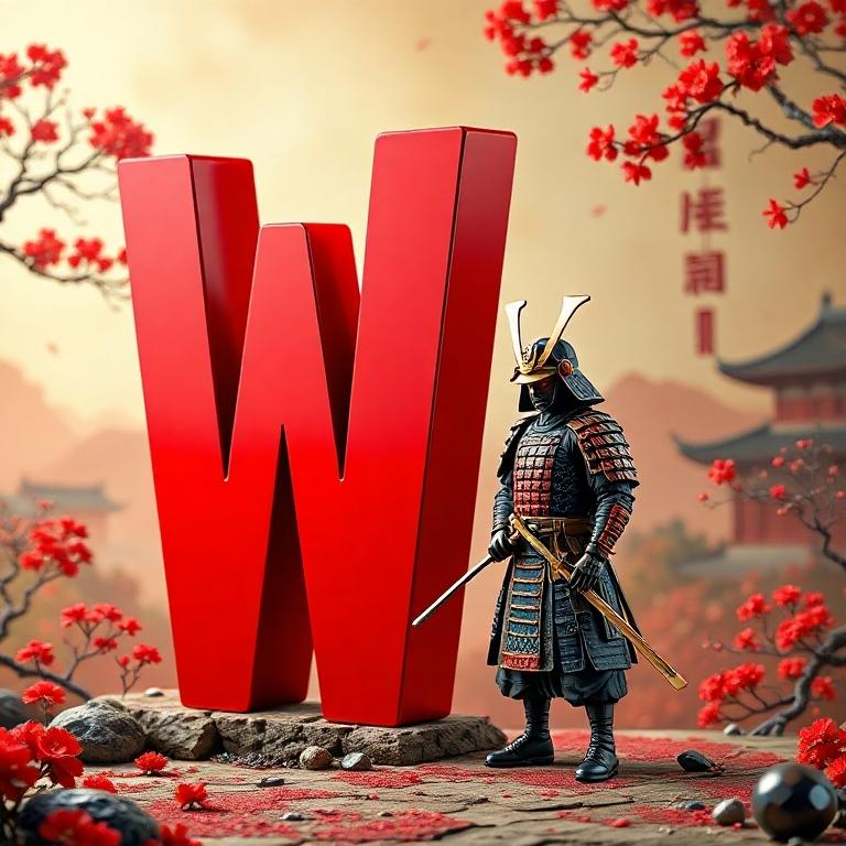 Samurai — letter W