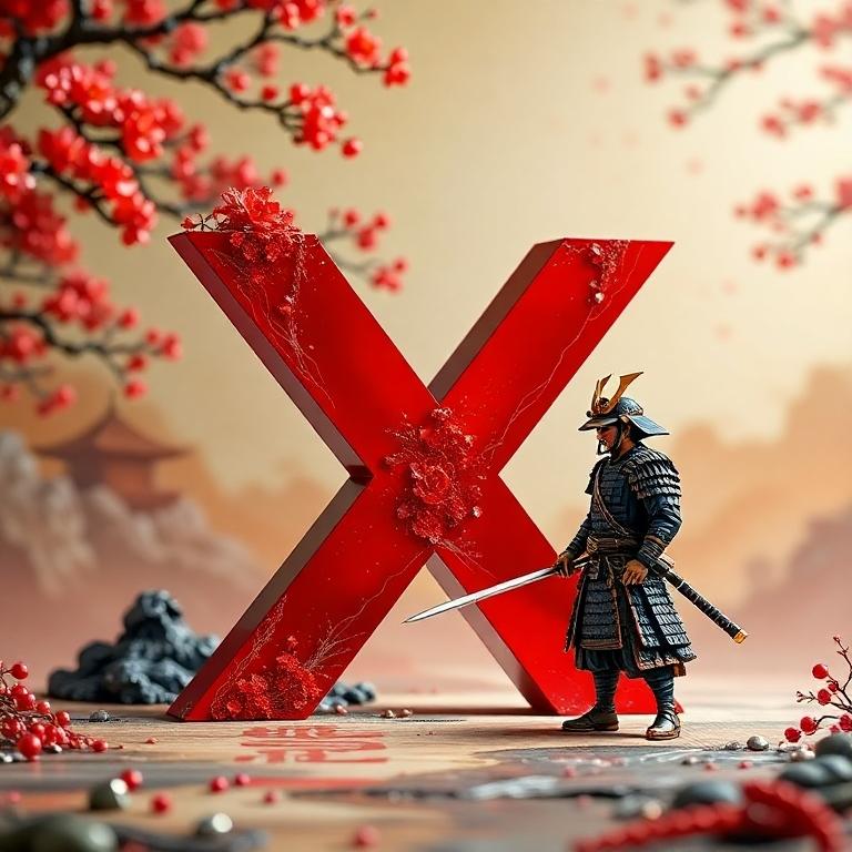 Samurai — letter X