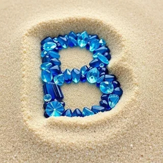 Sand — letter B