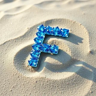 Sand — letter F