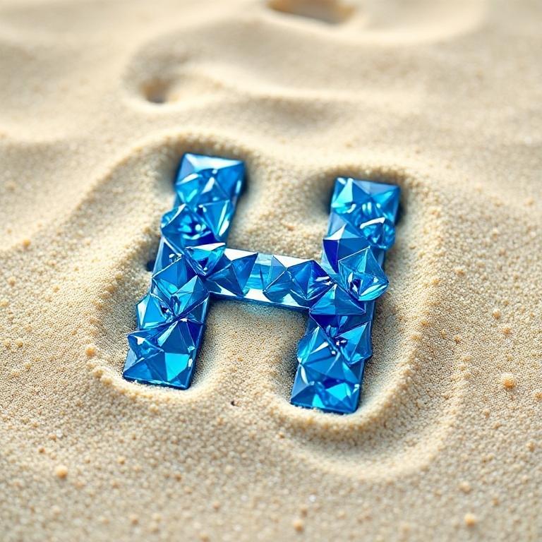 Sand — letter H
