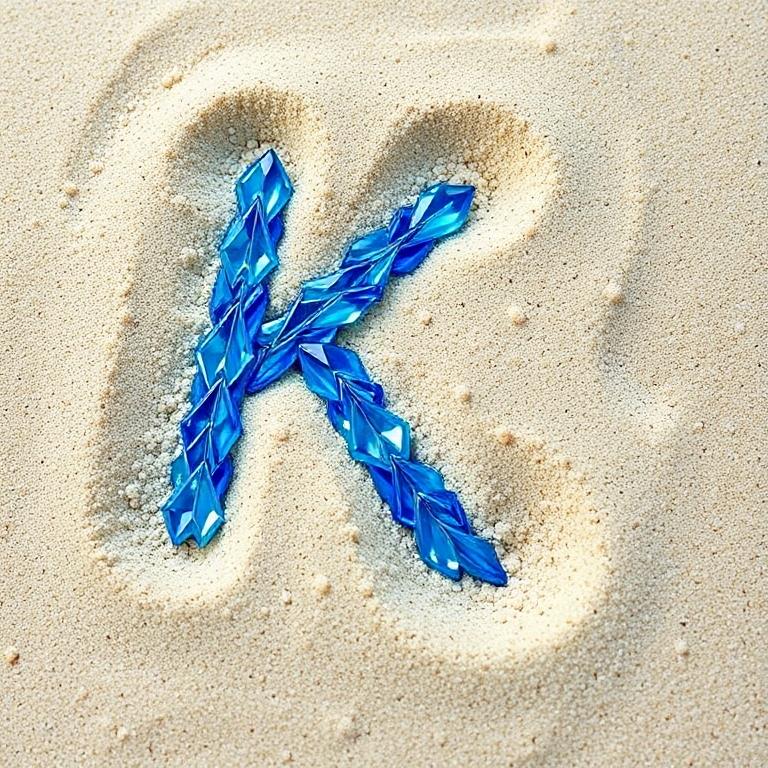 Sand — letter K