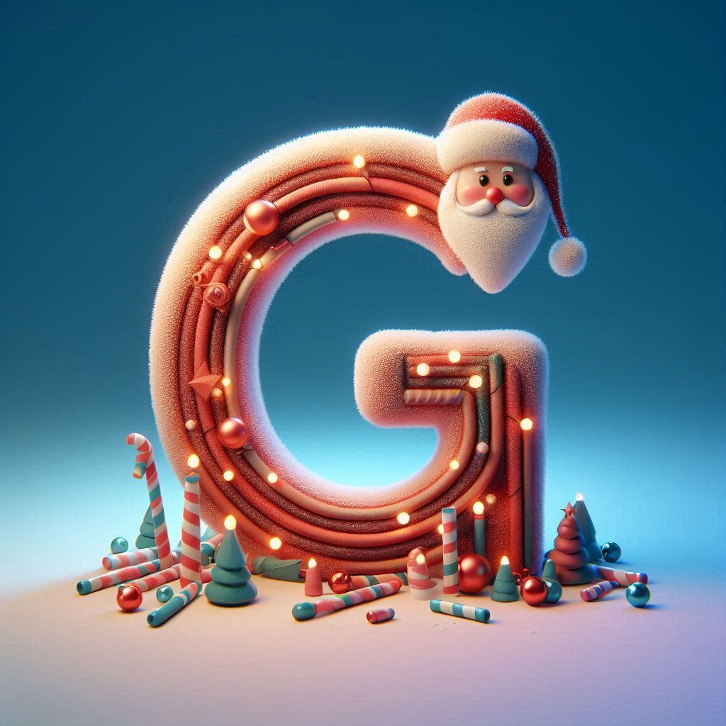 Santa Claus — letter G (variant 2)