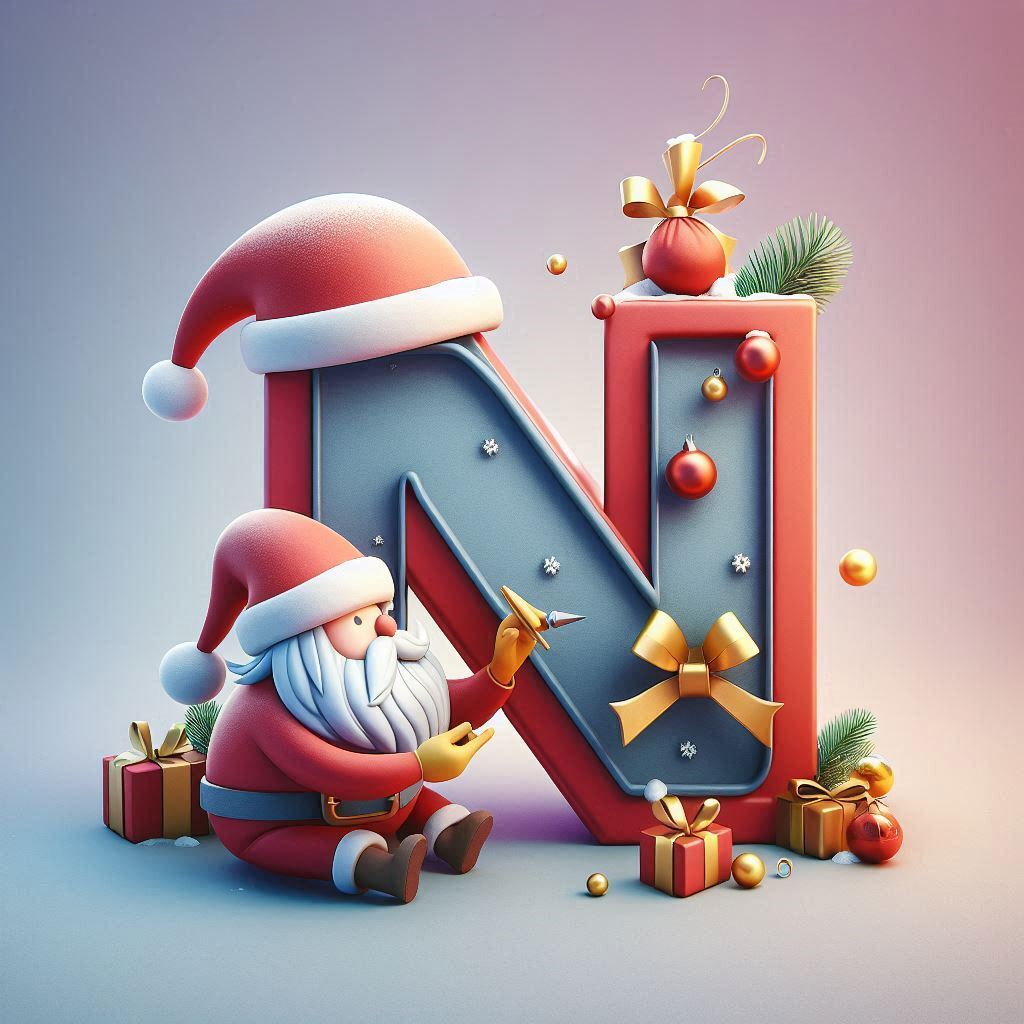Santa Claus — letter N (variant 2)