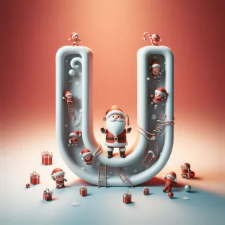 Santa Claus — letter U