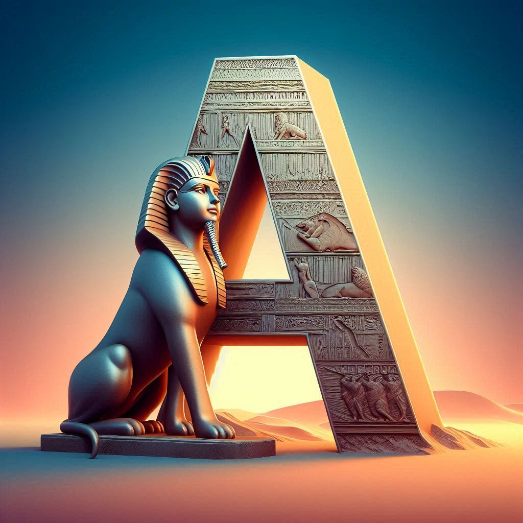 Sfinks — letter A (variant 2)