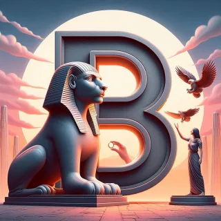 Sfinks — letter B (variant 2)