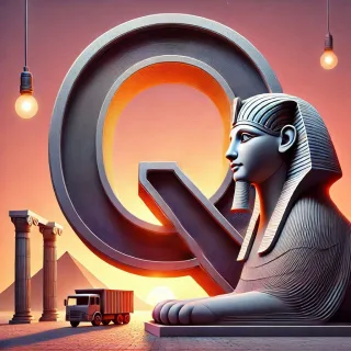 Sfinks — letter Q (variant 2)