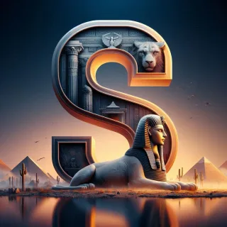 Sfinks — letter S (variant 2)