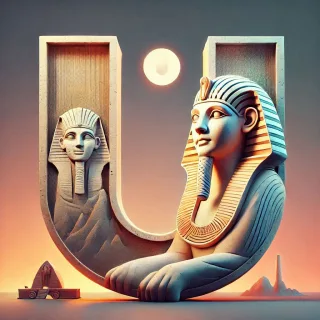 Sfinks — letter U (variant 2)