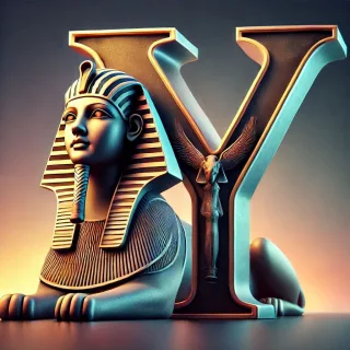Sfinks — letter Y (variant 2)