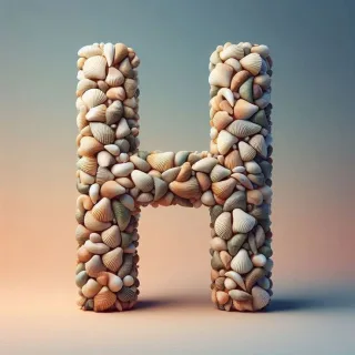 Shells — letter H