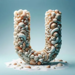 Shells — letter U