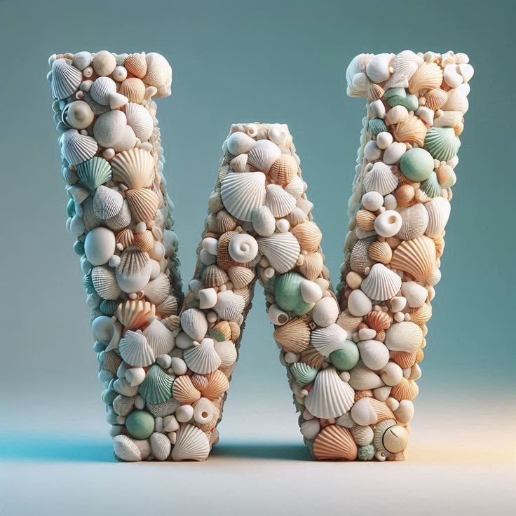 Shells — letter W