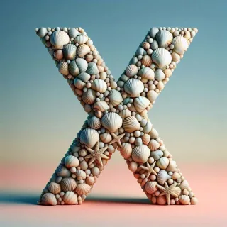 Shells — letter X