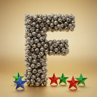 Silver bells — letter F
