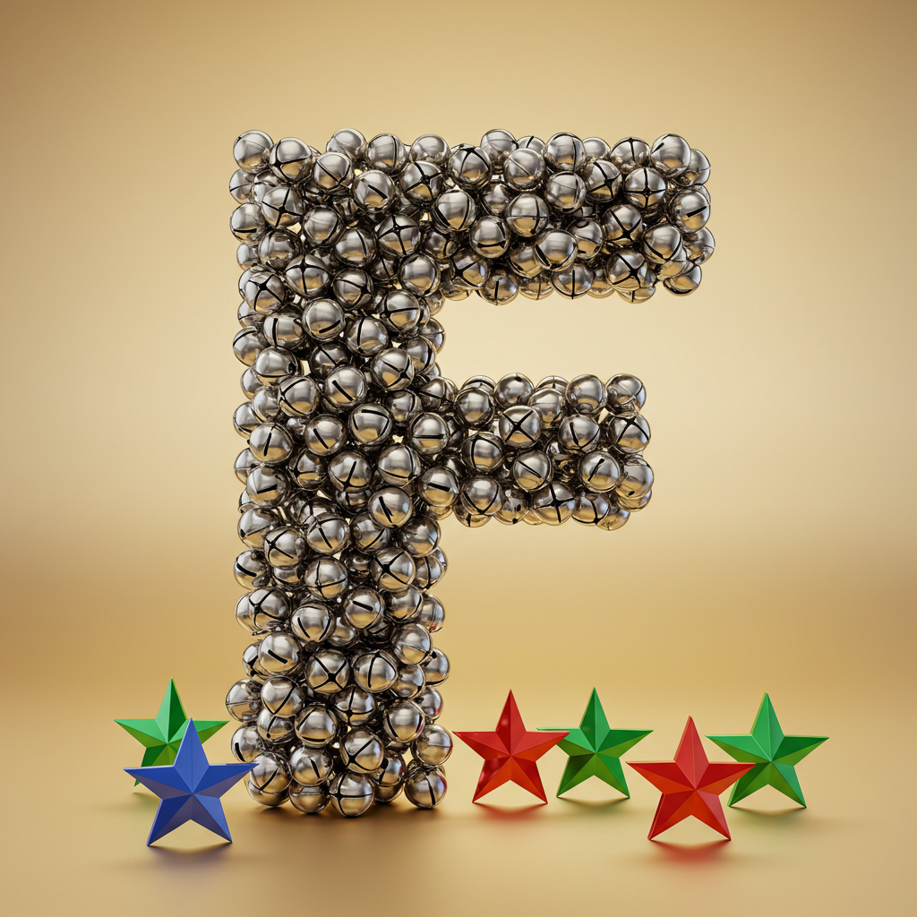 Silver bells — letter F