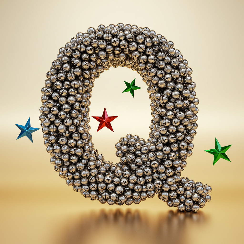 Silver bells — letter Q