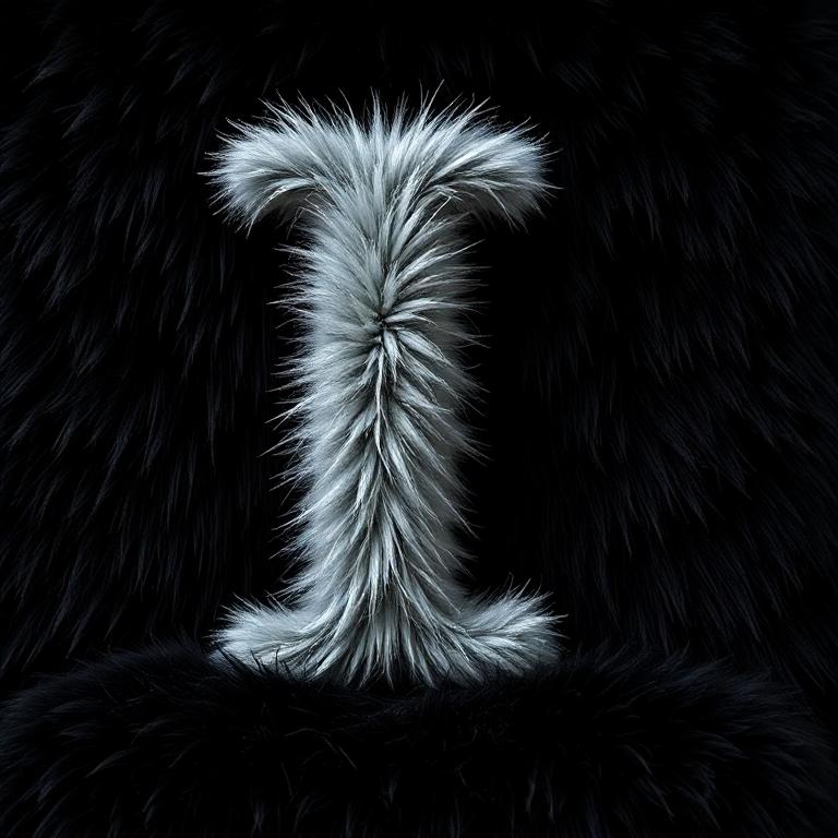 Silver fur — letter I