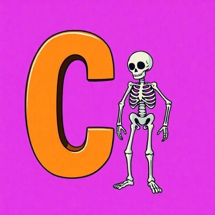 Skeleton — letter C