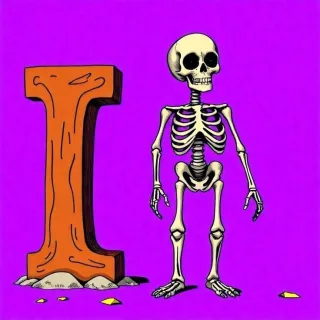 Skeleton — letter I