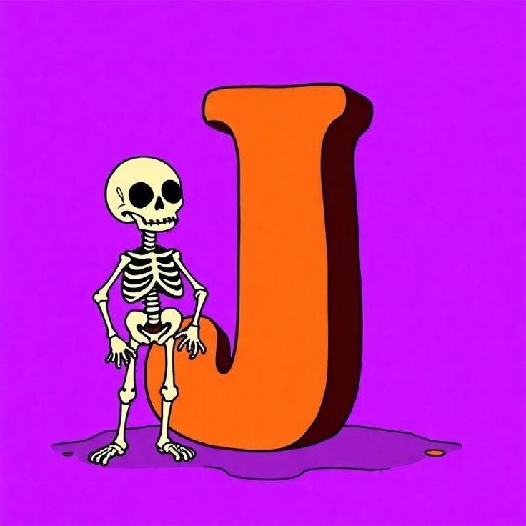Skeleton — letter J