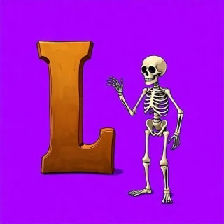 Skeleton — letter L