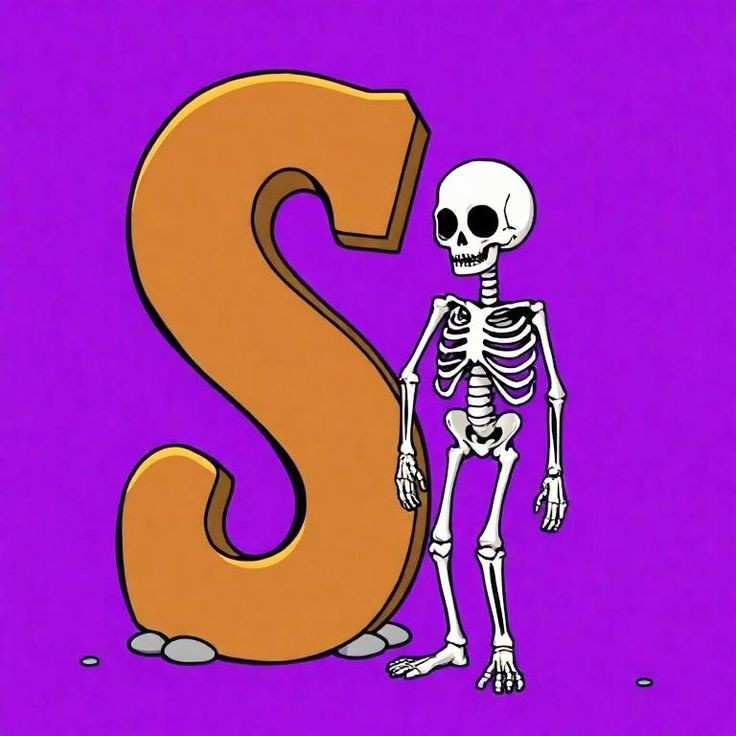 Skeleton — letter S