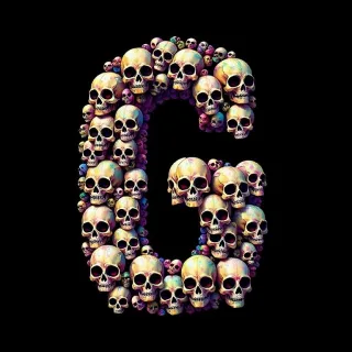 Skulls — letter G
