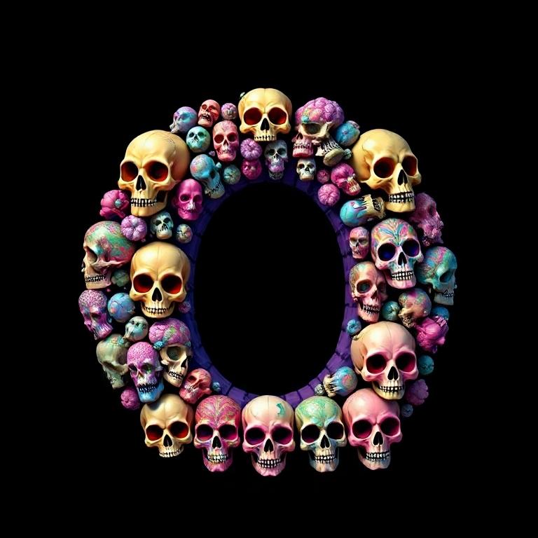 Skulls — letter O