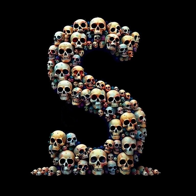 Skulls — letter S
